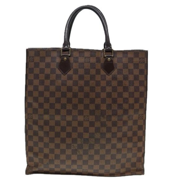 LOUIS VUITTON Damier Ebene Sac Plat Hand Bag - Picture 2 of 16